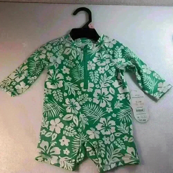 Wonder nation girls rash guard swimwear 0-3M - Picture 4 of 9